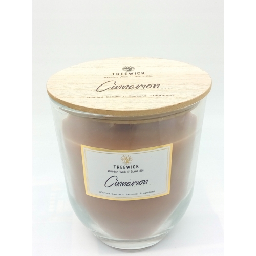 ŚWIECA ZAPACHOWA TReeWIck EKSKLUZYWNA VANILIA Z DREWNIANYM KNOTEM GLAMOUR