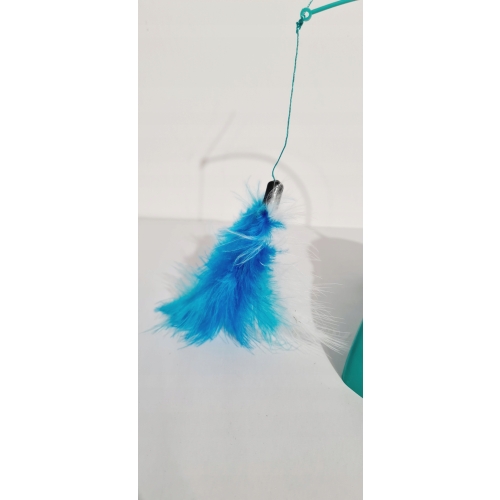 Zabawka dla kotów kota z piórkiem mięta CAT TOY