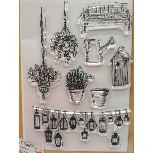 Stemple wykrojnik folder do embossingu Gardening