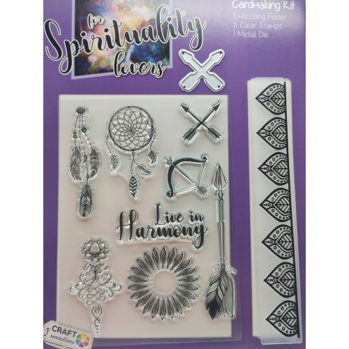 Stemple wykrojnik folder embossing SPIRITNALITY 68