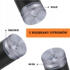 Stojak na przyprawy ze słoiczkami 5 x 80 ml BLACK
