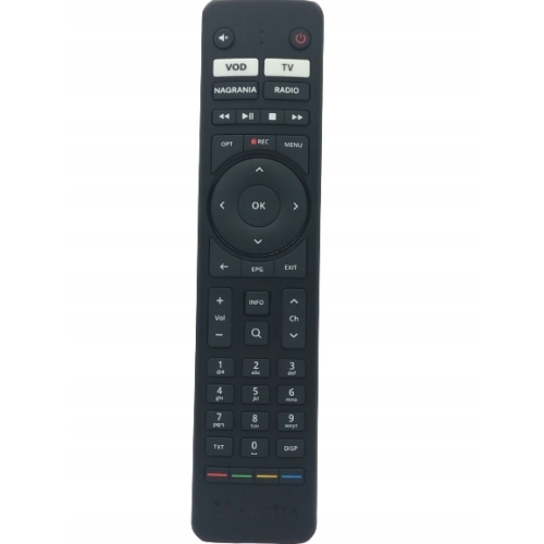 PILOT DO DEKODERA VECTRA ORYGINALNY 4K BLUETOOTH SMART NOWY BIAŁE GUZIKI