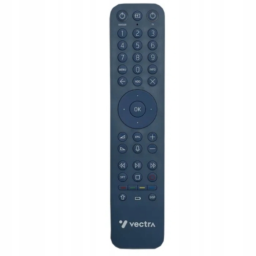PILOT DO DEKODERA VECTRA ORYGINALNY 4K BLUETOOTH SMART NOWY BIAŁE GUZIKI