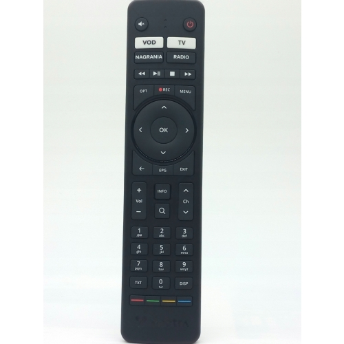 PILOT DO DEKODERA VECTRA ORYGINALNY 4K BLUETOOTH SMART NOWY BIAŁE GUZIKI