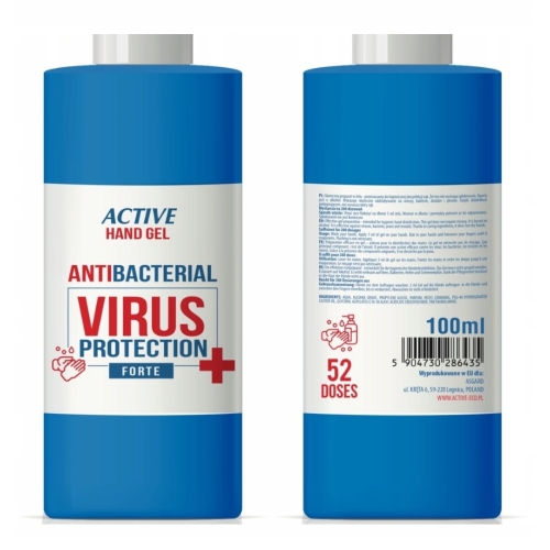 Żel płyn antybakteryjny dezynfekcja rąk 100 ml