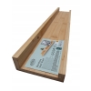 BAMBUSOWA DREWNIANA WISZĄCA PÓŁKA NA ZDJĘCIA dekoracyjna 57x10x3,5cm NAT