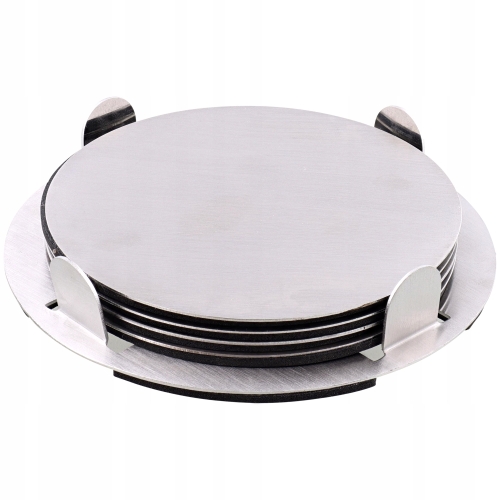 PODSTAWKI OCHRONNE Z DREWNA BAMBUSOWEGO POD KUBKI SZKLANKI BUTELKI 10CM FSC