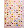 1000 sztuk Mocnych naklejek z motywem EMOJI buźki w książce A4 dla każdego