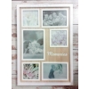 RAMKA NA ZDJĘCIA 33X48 CM GLAMOUR Dekoracja domu Home BIAŁA RAMKA MDF