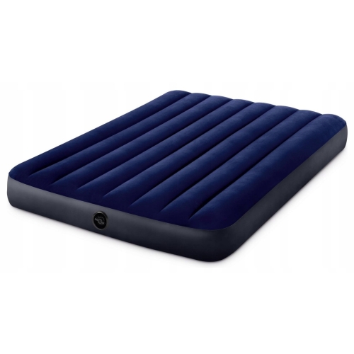 DMUCHANY MATERAC WELUROWY DWUOSOBOWY 191x137x22 CM INTEX DO SYPIALNI 68758