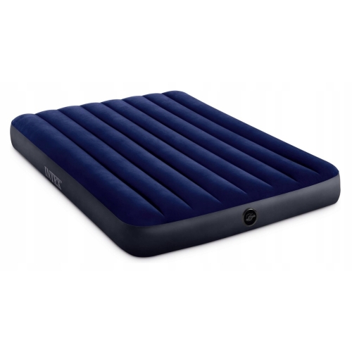DMUCHANY MATERAC WELUROWY DWUOSOBOWY 191x137x22 CM INTEX DO SYPIALNI 68758