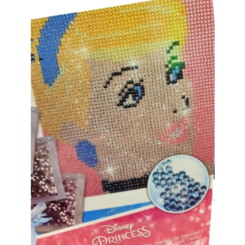 Mozaika wyszywanie Haft 3D DIAMENTAMI wzór PRINCESS KOPCIUSZEK Hobby