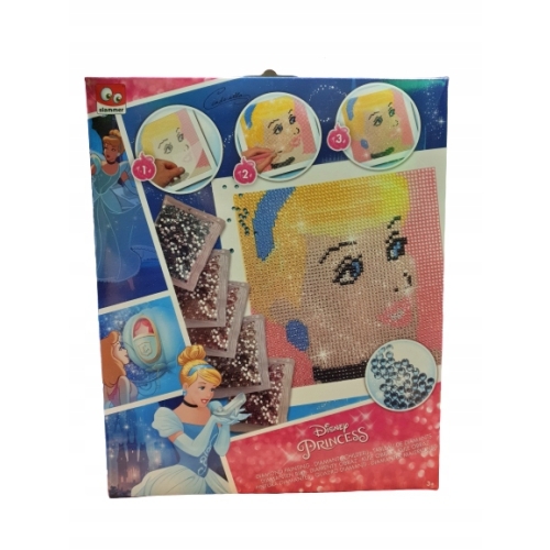 Mozaika wyszywanie Haft 3D DIAMENTAMI wzór PRINCESS KOPCIUSZEK Hobby
