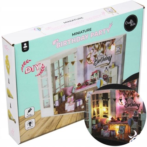 DOMEK BIRTHDAY PARTY DIY DOMEK DLA LALEK CRAFT