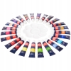 FARBY ACRYLOWE SUPER ZESTAW 24 szt x 12 ml PALETA