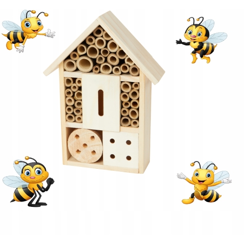 HOTEL DLA OWADÓW DOMEK BUDKA LĘGARNIA DREWNIANA Ekologiczny Naturalny 69