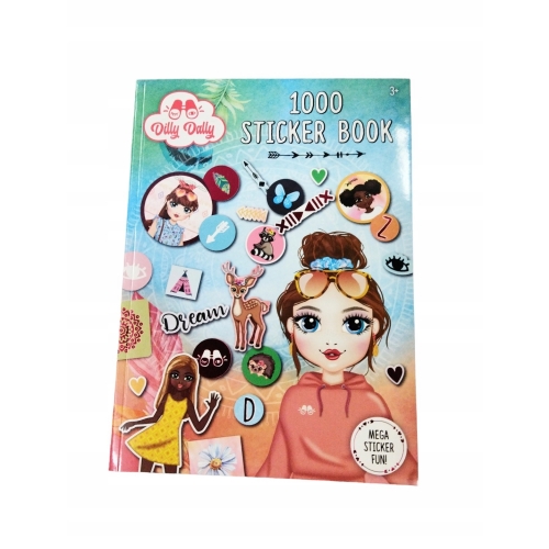 Naklejki EMOJI sticker w formie zeszytu A4 Aż 1000 naklejek! Durabo Prezent