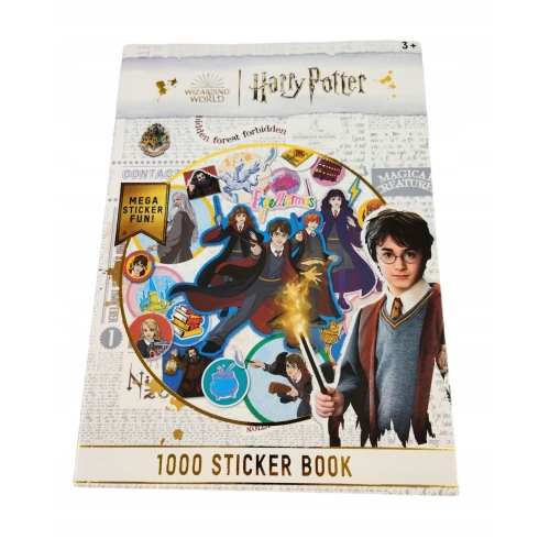 Naklejki Harry Potter w formie zeszytu A4 Aż 1000 naklejek! Durabo Prezent