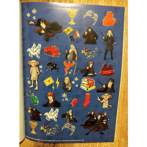 Naklejki Harry Potter w formie zeszytu A4 Aż 1000 naklejek! Durabo Prezent