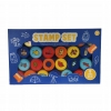 Zestaw stemple dla dzieci STAMP SET 26szt nieb.