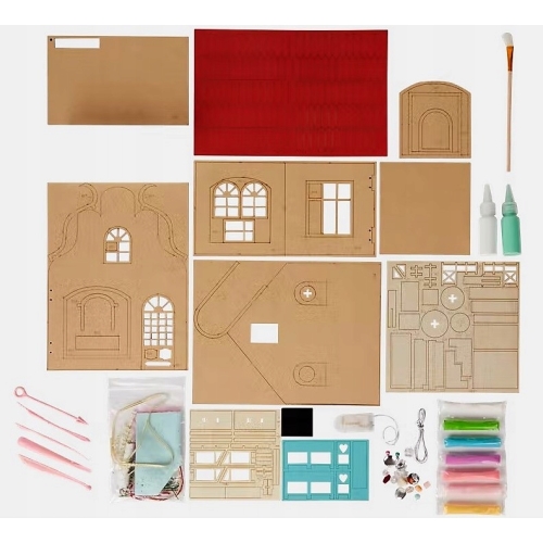 SKLEP Z MYDŁAMI MARGARET domek-miniaturka DIY Zrób to sam LED LIGHT 1szt
