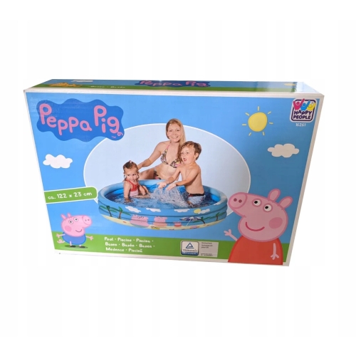 BASEN ROZPOROWY DLA DZIECI PEPPA PIG Świnka Peppa Ogród taras 122 CM X 23