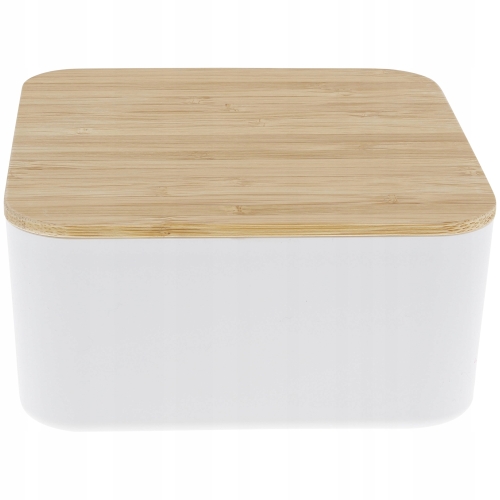 Bambusowy pojemnik do przechowywania kosmetyków i biżuterii z lusterkiem 26