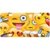 PIECZĄTKI STEMPLE DREWNIANE EMOJI 2 TUSZE ZESTAW AKCESORIA PLASTYCZNE DIY