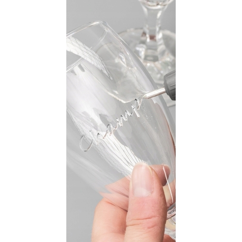 Niebieski Długopis do grawerowania firma Crafts szablony frezy zestaw 6 el.