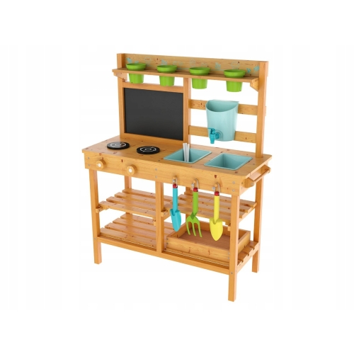 DREWNIANA Kuchnia Ogrodowa Playtive 77x32x95 cm 3+