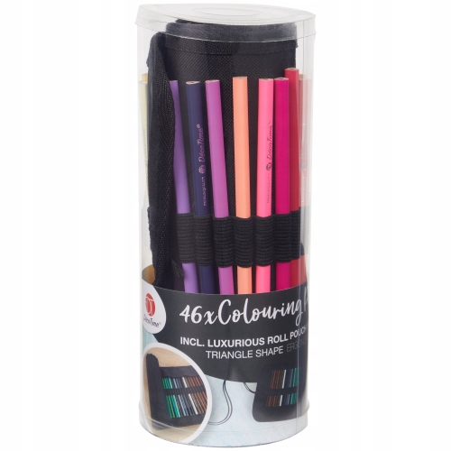 Kredki ołówkowe 46 el + etui Craft Sensations mix