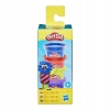 Ciastolina Play-Doh Mini Colour Pack 4 TUBY F7569 TUBKI MIX KOLORÓW + NOŻYK