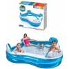 Basen OGRODOWY Z SIEDZENIAMI + GRATIS mini zabawka wiaderko 7cm 229x229x66