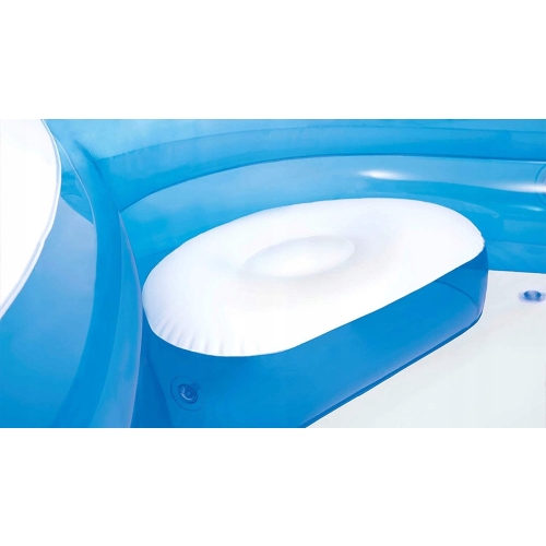 Basen OGRODOWY Z SIEDZENIAMI + GRATIS mini zabawka wiaderko 7cm 229x229x66