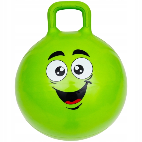 PIŁKA DO SKAKANIA SKACZĄCA Z UCHWYTEM 45 cm FIOLET