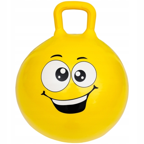 PIŁKA DO SKAKANIA SKACZĄCA Z UCHWYTEM 45 cm FIOLET
