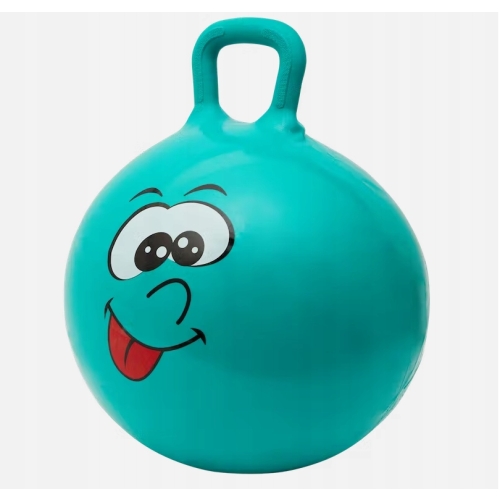 PIŁKA DO SKAKANIA SKACZĄCA Z UCHWYTEM 45 cm FIOLET