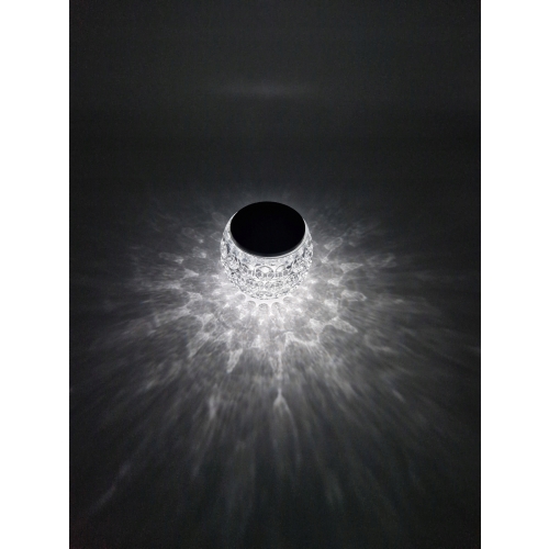 Lampa solarna szklana kula led ogrodowa 10 cm 614