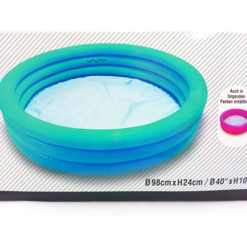 BASEN POMPOWANY DLA DZIECI OKRĄGŁY 98 CM