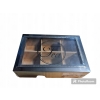 Drewniane Pudełko na Herbatę Herbaciarka Pojemnik Box Organizer TEA BLACK85