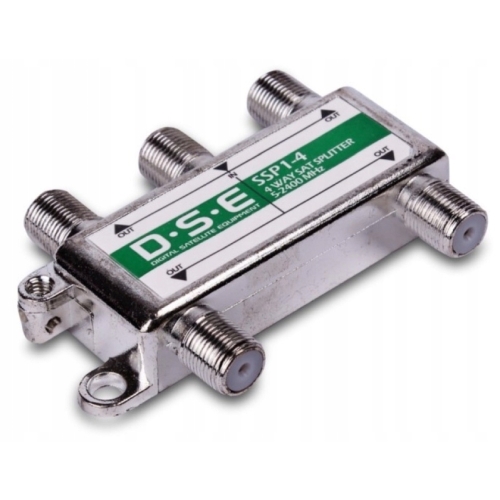 Splitter firma DSE Spliter anteny TVSAT 1/4 model SSP1-4 zakres 5-2400