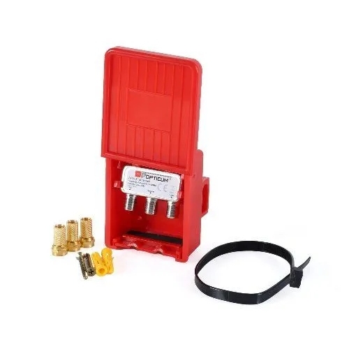 Zewnętrzny DiseqC 2/1 z obudową PRO Splitter firma Opticum model PDS0015