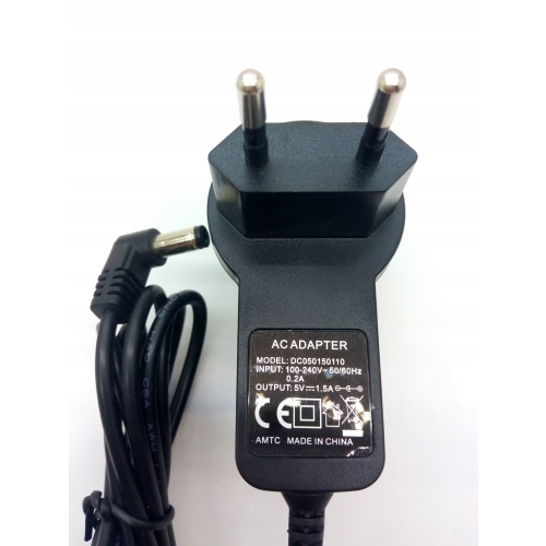 ZASILACZ DC050150110 UNIWERSALNY 5V 1,5A NOWY