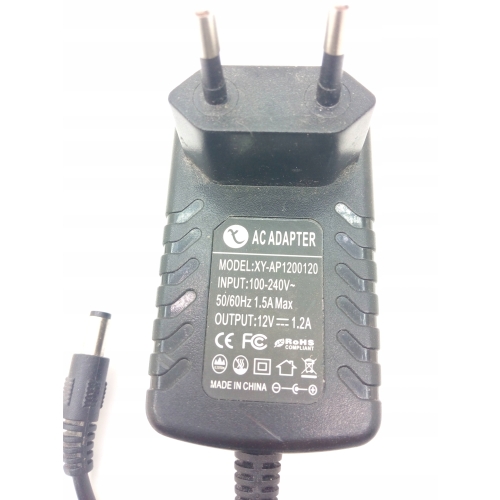ZASILACZ XY-AP1200120 UNIWERSALNY 12V1,2A JAKOŚC