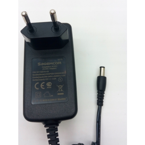 ZASILACZ KSAP020120020HEC SAGEMCOM 12V 2A JAKOŚĆ
