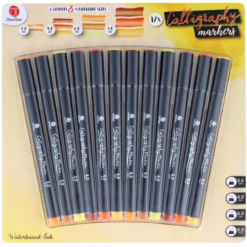 TWINMARKERY PROFESJONALNE 10 SZTUK AKWARELOWE DECO TIME FIOLETOWE 79-188