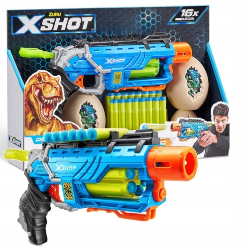 X-shot Pistolet na strzałki Dino Attack x-shot 16