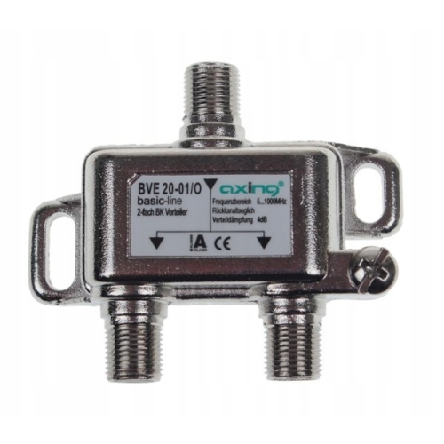 Rozgałęźnik sygnału TV 5-1000 Mhz AXING BVE 20-01
