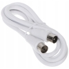 Kabel antenowy DVBT TV VIDEO model KPO2735F biały 1,8 mb
