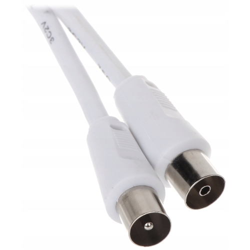 Kabel antenowy DVBT TV VIDEO model KPO2735F biały 1,8 mb